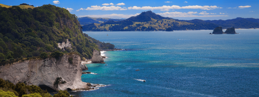 Beaches in the Coromandel Peninsula, New Zealand 