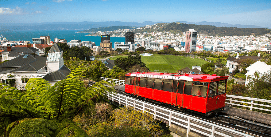 Wellington NZ cable car